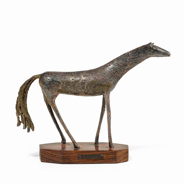 Romano Peppe : Cavallo  - Asta Sculture del XIX e XX secolo - Associazione Nazionale - Case d'Asta italiane