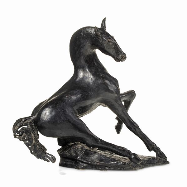 ALIGI SASSU : Cavallo  - Asta Sculture del XIX e XX secolo - Associazione Nazionale - Case d'Asta italiane