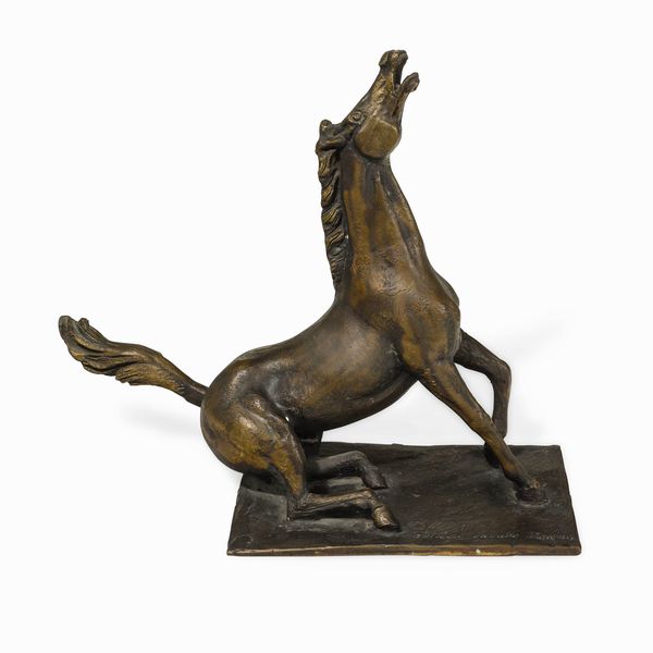 Francesco Messina : Cavallo RAI  - Asta Sculture del XIX e XX secolo - Associazione Nazionale - Case d'Asta italiane