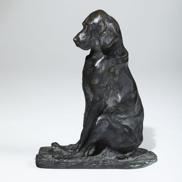 Modello di Paolo Troubetzkoy (Intra 1864 - Pallanza 1938) Cane seduto  - Asta Sculture del XIX e XX secolo - Associazione Nazionale - Case d'Asta italiane