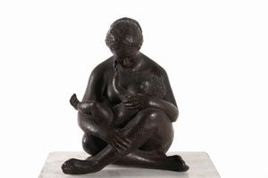 Fonditore italiano del XX secolo Maternit  - Asta Sculture del XIX e XX secolo - Associazione Nazionale - Case d'Asta italiane