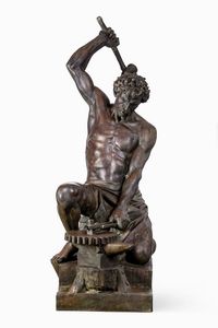 Benedetto Civiletti : Il lavoro, 1895  - Asta Sculture del XIX e XX secolo - Associazione Nazionale - Case d'Asta italiane