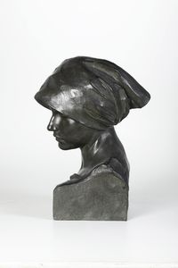 Alberto Dressler : Busto femminile  - Asta Sculture del XIX e XX secolo - Associazione Nazionale - Case d'Asta italiane