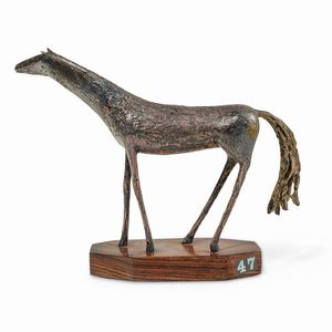 Romano Peppe : Cavallo  - Asta Sculture del XIX e XX secolo - Associazione Nazionale - Case d'Asta italiane