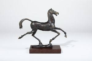 Roberto Macellaro : Cavallo  - Asta Sculture del XIX e XX secolo - Associazione Nazionale - Case d'Asta italiane