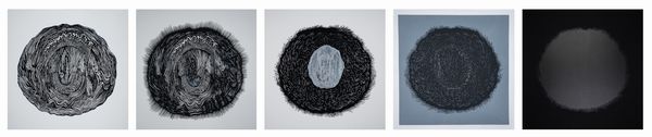 Amitabh  Kumar : Five Flags of the Black Sun - I, II, III, IV, V. Set of 5, Ed. 1/5	  - Asta Brand New - 21st Century Art - Associazione Nazionale - Case d'Asta italiane