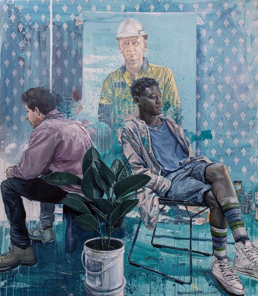 Fintan Magee : Jimbo and Owen at Eagle Express  - Asta Brand New - 21st Century Art - Associazione Nazionale - Case d'Asta italiane