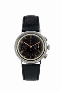 TISSOT - TISSOT, Cal.33.3, Black Snail Dial Tachy-Pulsometer, raro, orologio da polso, cronografo, in acciaio. Realizzato nel 1940 circa