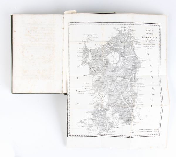 MIMAUT JEAN FRANCOIS. Histoire de Sardaigne ou la Sardaigne ancienne et moderne considérée dans ses lois, sa topographie, ses productions et ses moeurs. Paris, Blaise - Pélicier, 1825  - Asta Libri antichi, rarit bibliografiche e prime edizioni del '900 - Associazione Nazionale - Case d'Asta italiane