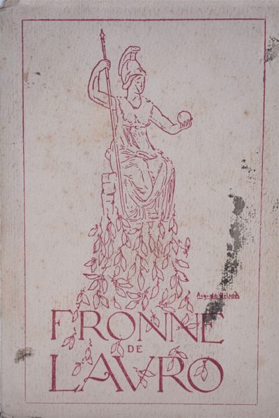 FRONNE DE LAURO. POESIE DIALETTALI ROMANE.  1930.  - Asta Libri antichi, rarit bibliografiche e prime edizioni del '900 - Associazione Nazionale - Case d'Asta italiane