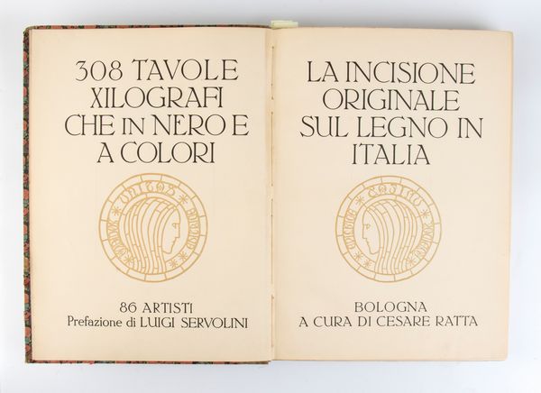 L'INCISIONE ORIGINALE SUL LEGNO IN ITALIA  - Asta Libri antichi, rarit bibliografiche e prime edizioni del '900 - Associazione Nazionale - Case d'Asta italiane