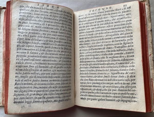 THOMAGNI, GIOVANNI DAVID. Dell'eccellentia de l'huomo sopra quella de la donna libri tre. Compositione dello eccellente iurisconsulto m. Giouanni David Thomagni, ridotta in tre dialoghi. Venice, Giouanni Varisco, 1565.  - Asta Libri antichi, rarit bibliografiche e prime edizioni del '900 - Associazione Nazionale - Case d'Asta italiane