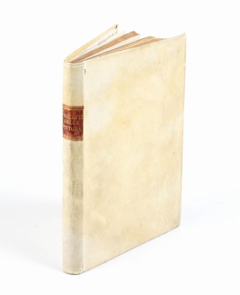 GIOVANNI BATTISTA ARMENINI. De' veri precetti della pittura di Giovan Battista Armenini da Faenza libri tre... RAVENNA 1587  - Asta Libri antichi, rarit bibliografiche e prime edizioni del '900 - Associazione Nazionale - Case d'Asta italiane