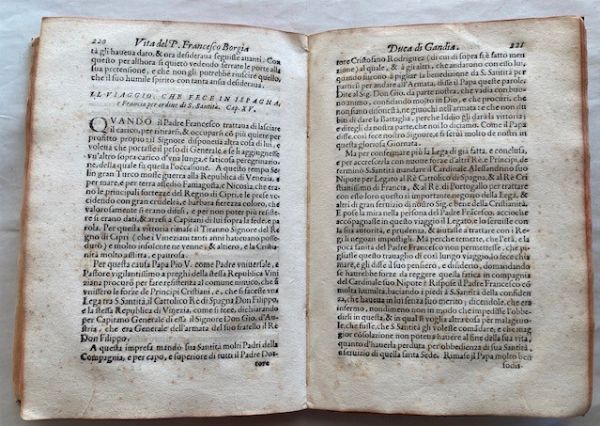 RIBADENEIRA, P. Vita del p. Francesco Borgia, che fu duca di Gandia, e poi religioso, e terzo generale della Compagnia di Giesu. Tradotta della lingua spagnuola dal G. Zanchini. Florence, M. Sermartelli, 1600.  - Asta Libri antichi, rarit bibliografiche e prime edizioni del '900 - Associazione Nazionale - Case d'Asta italiane