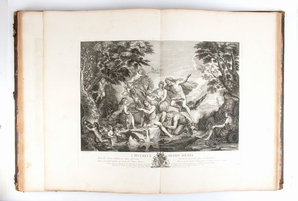 Recueil d'estampes gravées d'aprez les tableaux de la Galerie et du Cabinet de S.E. Mr le comte de Bruhl ... 1. partie ... contenant cinquante pieces. A Dresde : chez Georges Conrad Walther, 1754  - Asta Libri antichi, rarit bibliografiche e prime edizioni del '900 - Associazione Nazionale - Case d'Asta italiane