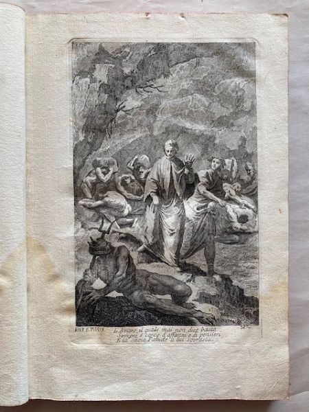 DANTE. Opere: Una collezione di tavole tratte da: La Divina Commedia con varie annotazioni e copiosi rami adornata... (&:) prose e rime liriche edite ed inedite, con copiose ed erudite aggiunte. Venezia, Zatta, 1757-1758.  - Asta Libri antichi, rarit bibliografiche e prime edizioni del '900 - Associazione Nazionale - Case d'Asta italiane