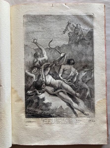 DANTE. Opere: Una collezione di tavole tratte da: La Divina Commedia con varie annotazioni e copiosi rami adornata... (&:) prose e rime liriche edite ed inedite, con copiose ed erudite aggiunte. Venezia, Zatta, 1757-1758.  - Asta Libri antichi, rarit bibliografiche e prime edizioni del '900 - Associazione Nazionale - Case d'Asta italiane