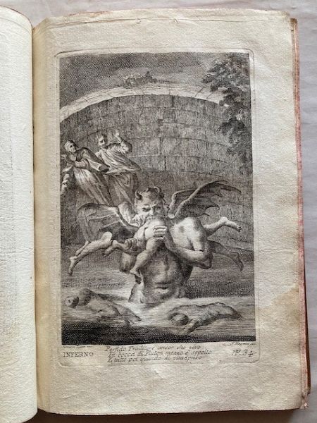 DANTE. Opere: Una collezione di tavole tratte da: La Divina Commedia con varie annotazioni e copiosi rami adornata... (&:) prose e rime liriche edite ed inedite, con copiose ed erudite aggiunte. Venezia, Zatta, 1757-1758.  - Asta Libri antichi, rarit bibliografiche e prime edizioni del '900 - Associazione Nazionale - Case d'Asta italiane