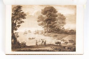 CLAUDE GELLÉE. RICHARD EARLOM LIBER VERITAS OR A COLLECTION OF TWO HUNDRED PRINTS AFTER THE ORIGINAL DESIGNS OF CLAUDE LORRAIN.  LONDON 1777-1819  - Asta Libri antichi, rarit bibliografiche e prime edizioni del '900 - Associazione Nazionale - Case d'Asta italiane