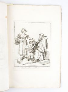 Pinelli, Bartolomeo. Gruppi pittoreschi modellati in terra cotta / da Bartolomeo Pinelli ed incisi all'acquaforte da lui medesimo. Roma : Gentilucci, 1834  - Asta Libri antichi, rarit bibliografiche e prime edizioni del '900 - Associazione Nazionale - Case d'Asta italiane