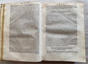 SANSOVINO FRANCESCO. Dell'historia universale dell'origine et imperio de Turchi raccolta da m. Francesco Sansovino. Libri tre. Ne quali si contengono le leggi, gli offici, i costumi di quella natione così in tempo di pace come di guerra ... Con le vite particolari de i principi Ottomanni cominciando dal primo che fondò il Regno sino al presente sultan Solimano. Con Privilegio per anni X. Venice: (Francesco Sansovino editor): appresso Francesco Rampazetto, 1564.  - Asta Libri antichi, rarit bibliografiche e prime edizioni del '900 - Associazione Nazionale - Case d'Asta italiane