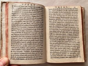 THOMAGNI, GIOVANNI DAVID. Dell'eccellentia de l'huomo sopra quella de la donna libri tre. Compositione dello eccellente iurisconsulto m. Giouanni David Thomagni, ridotta in tre dialoghi. Venice, Giouanni Varisco, 1565.  - Asta Libri antichi, rarit bibliografiche e prime edizioni del '900 - Associazione Nazionale - Case d'Asta italiane