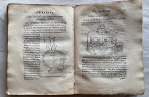 Erone di Alessandria. Spiritali di Herone Alessandrino ridotti in lingua volgare da Alessandro Giorgi da Vrbino. In Vrbino : appresso Bartholomeo, e Simone Ragusij fratelli, 1592  - Asta Libri antichi, rarit bibliografiche e prime edizioni del '900 - Associazione Nazionale - Case d'Asta italiane