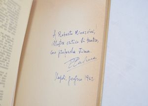 PALMA, Pasquale. IL PONTE. DRAMMA IN TRE ATTI. 1962.  - Asta Libri antichi, rarit bibliografiche e prime edizioni del '900 - Associazione Nazionale - Case d'Asta italiane