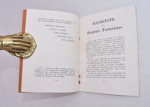 LES PEINTRES FUTURISTES ITALIENS. 1912.  - Asta Libri antichi, rarit bibliografiche e prime edizioni del '900 - Associazione Nazionale - Case d'Asta italiane