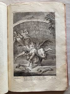 DANTE. Opere: Una collezione di tavole tratte da: La Divina Commedia con varie annotazioni e copiosi rami adornata... (&:) prose e rime liriche edite ed inedite, con copiose ed erudite aggiunte. Venezia, Zatta, 1757-1758.  - Asta Libri antichi, rarit bibliografiche e prime edizioni del '900 - Associazione Nazionale - Case d'Asta italiane