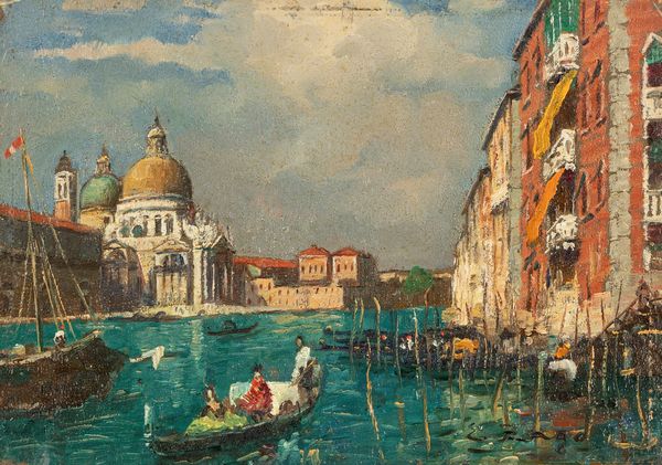 Erma Zago : Venezia, Canal Grande  - Asta Petits-Matres / Arte Figurativa tra XIX e XX Secolo - Parte 1 - Associazione Nazionale - Case d'Asta italiane