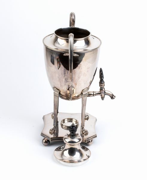 Samovar in metallo argentato - Inghilterra, XIX secolo, argentiere The Alexander Clark Manufacturing Co.  - Asta Gioielli e Argenti Moderni e Contemporanei - Associazione Nazionale - Case d'Asta italiane