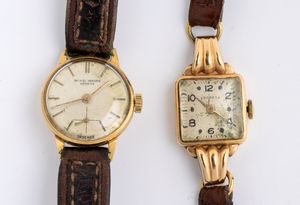 Coppia di orologi Lady - Anni '60  - Asta Gioielli e Argenti Moderni e Contemporanei - Associazione Nazionale - Case d'Asta italiane