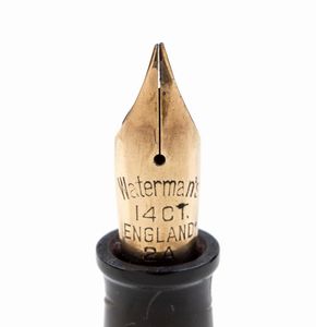 WATERMAN 502: penna stilografica con pennino in oro 14K  - Asta Gioielli e Argenti Moderni e Contemporanei - Associazione Nazionale - Case d'Asta italiane