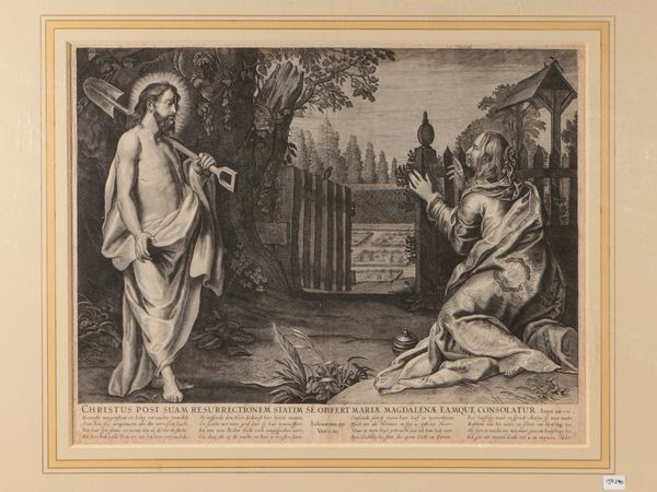 Christus post suam resurrectionem statim se obfert Mariae Magdalenae eamque consolatur  - Asta Una collezione di stampe - parte II - Associazione Nazionale - Case d'Asta italiane