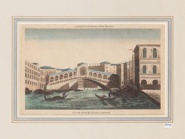 Vue du pont de Rialto  Venise  - Asta Una collezione di stampe - parte II - Associazione Nazionale - Case d'Asta italiane