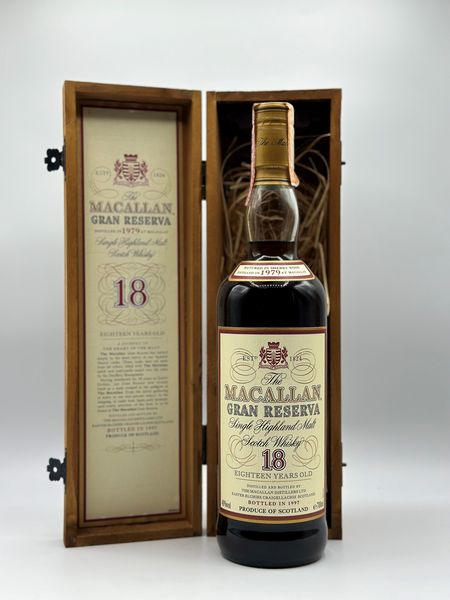 The Macallan Gran Reserva 18 Years Old Single Malt Scotch Whisky 1979  - Asta Whisky & Whiskey and other Fine Spirits - Associazione Nazionale - Case d'Asta italiane