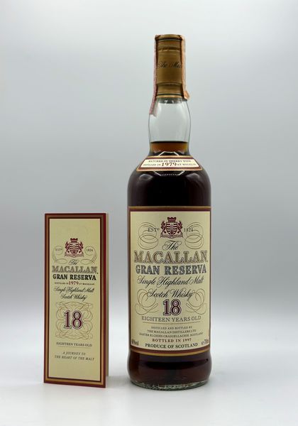 The Macallan Gran Reserva 18 Years Old Single Malt Scotch Whisky 1979  - Asta Whisky & Whiskey and other Fine Spirits - Associazione Nazionale - Case d'Asta italiane