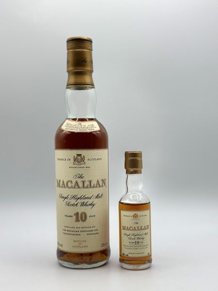 The Macallan Highland Single Malt Scotch Whisky 10 Years Old  - Asta Whisky & Whiskey and other Fine Spirits - Associazione Nazionale - Case d'Asta italiane