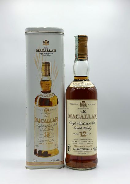 The Macallan Highland Single Malt Scotch Whisky 12 Years Old  - Asta Whisky & Whiskey and other Fine Spirits - Associazione Nazionale - Case d'Asta italiane