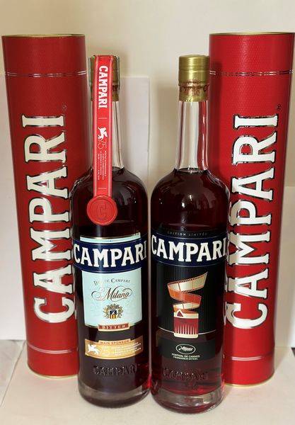 Campari, Edizione Limitata Cinema di Venezia e di Cannes  - Asta Whisky & Whiskey and other Fine Spirits - Associazione Nazionale - Case d'Asta italiane