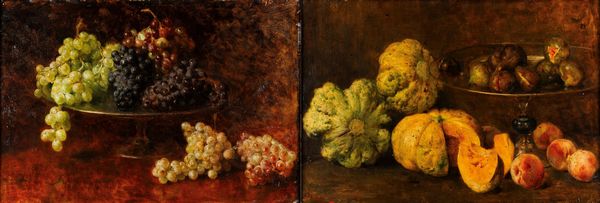 Giacomo Grosso : Nature morte con frutti e ortaggi  - Asta Dipinti del XIX e XX secolo - Associazione Nazionale - Case d'Asta italiane