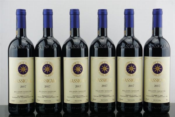 Sassicaia Tenuta San Guido 2017  - Asta AS TIME GOES BY | Vini Pregiati e da Collezione - Associazione Nazionale - Case d'Asta italiane