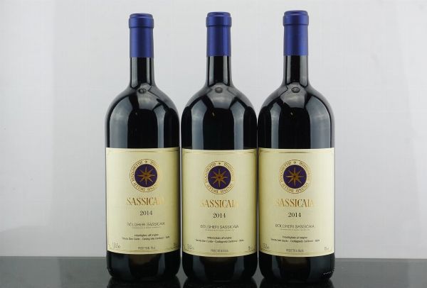 Sassicaia Tenuta San Guido 2014  - Asta AS TIME GOES BY | Vini Pregiati e da Collezione - Associazione Nazionale - Case d'Asta italiane