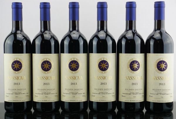 Sassicaia Tenuta San Guido 2013  - Asta AS TIME GOES BY | Vini Pregiati e da Collezione - Associazione Nazionale - Case d'Asta italiane