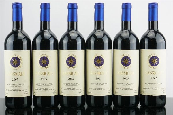 Sassicaia Tenuta San Guido 2005  - Asta AS TIME GOES BY | Vini Pregiati e da Collezione - Associazione Nazionale - Case d'Asta italiane