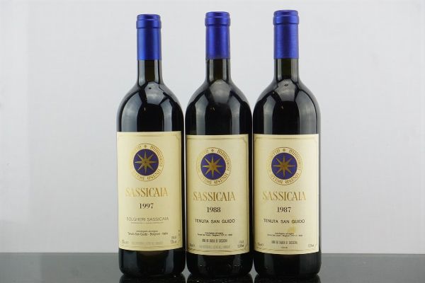 Sassicaia Tenuta San Guido  - Asta AS TIME GOES BY | Vini Pregiati e da Collezione - Associazione Nazionale - Case d'Asta italiane