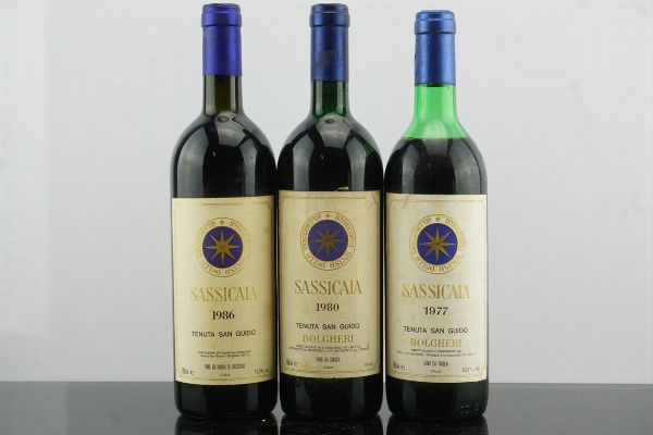 Sassicaia Tenuta San Guido  - Asta AS TIME GOES BY | Vini Pregiati e da Collezione - Associazione Nazionale - Case d'Asta italiane