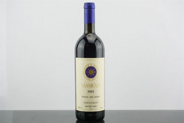 Sassicaia Tenuta San Guido 1985  - Asta AS TIME GOES BY | Vini Pregiati e da Collezione - Associazione Nazionale - Case d'Asta italiane