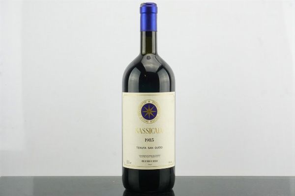 Sassicaia Tenuta San Guido 1985  - Asta AS TIME GOES BY | Vini Pregiati e da Collezione - Associazione Nazionale - Case d'Asta italiane